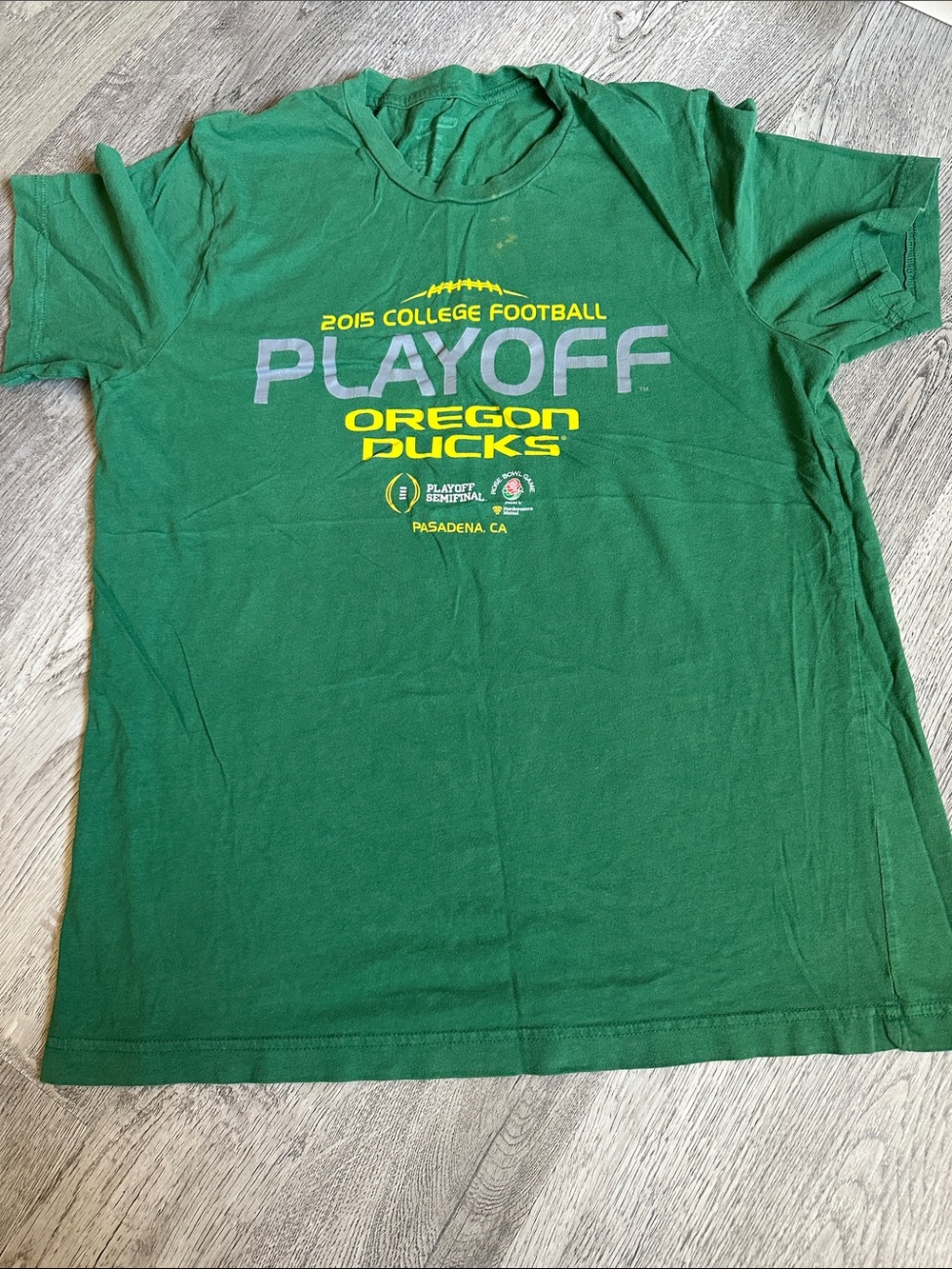 Oregon Ducks Green 'Playoff' Short Sleeve Tee